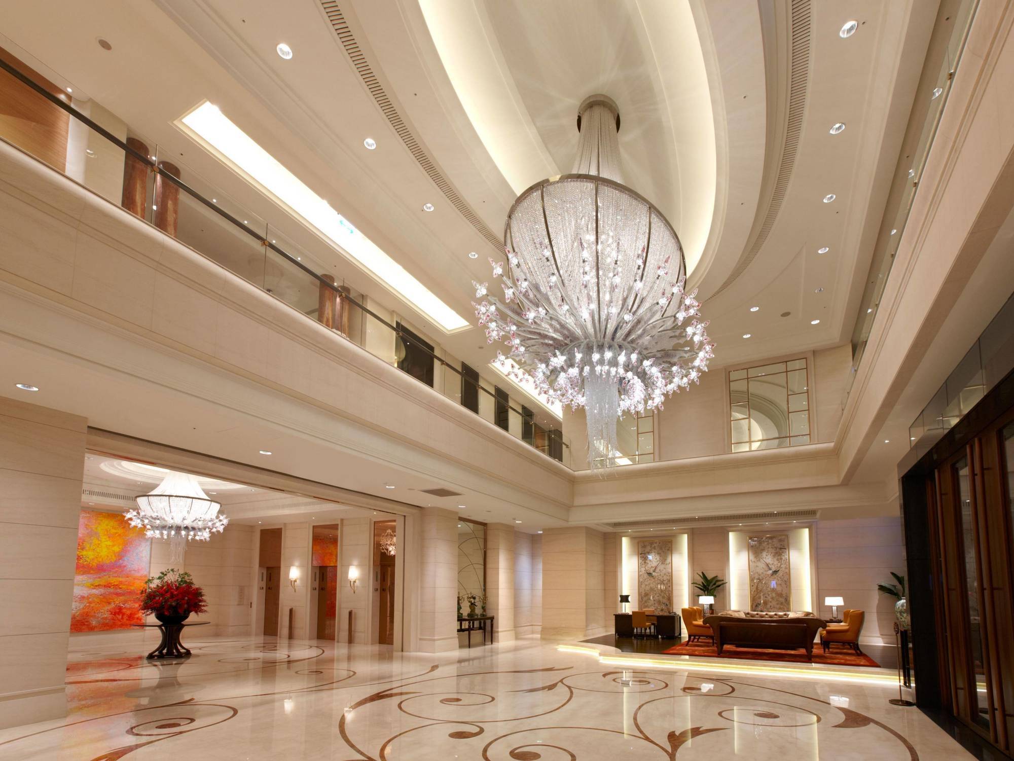 The Okura Prestige Taipei Hotel Exterior foto The lobby of the hotel