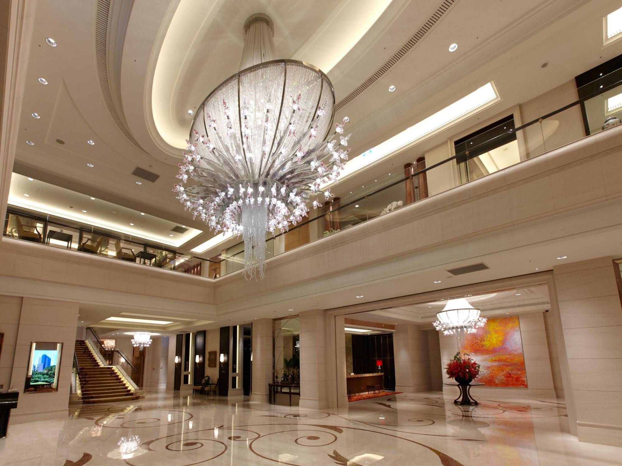 The Okura Prestige Taipei Hotel Exterior foto The lobby of the hotel